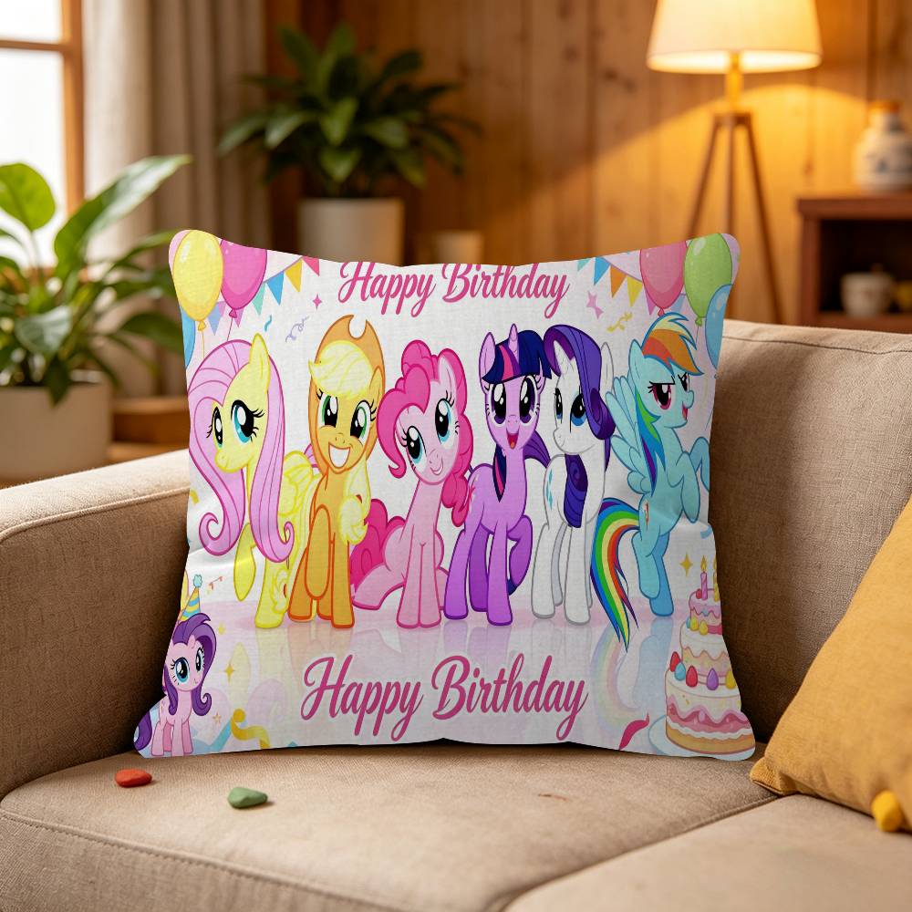 Мультяшная My L-Little P-Pony Розовая наволочка чехол для диванной подушки украшение для домашней комнаты детский подарок