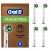 Oral-B Braun Oral-B Multi-Action Brush Replacement Set/CROSS ACTION, Frustration-Free Packaging, EB50 (4 Brushes) [Parallel Import]