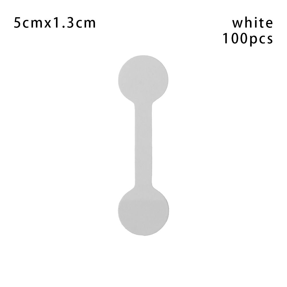 Paper Blank Card Self-adhesive Stickers Bracelet Hangtags Necklace Ring Tags Jewelry Price Labels