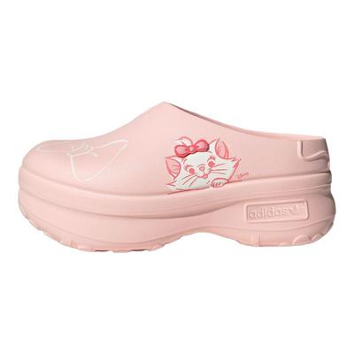Disney x Adifom Stan Smith Mule Аристокоты - Песочно-розовые женские кроссовки Облачно-белые Прозрачно-розовые JR7150