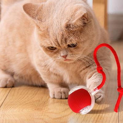 Интерактивные игрушки для кошек, автоматические электрические катящиеся игрушки для кошек/собак, умные автоматические тизеры, перезаряжаемые умные игрушки для кошек
