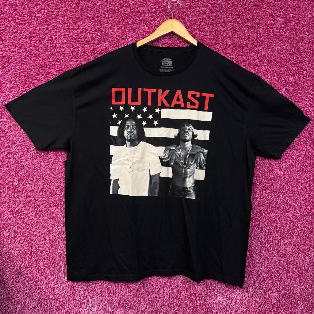 OutKast Stank Графический дизайн обложки альбома Хлопковая футболка 100% Мужские футболки Топ