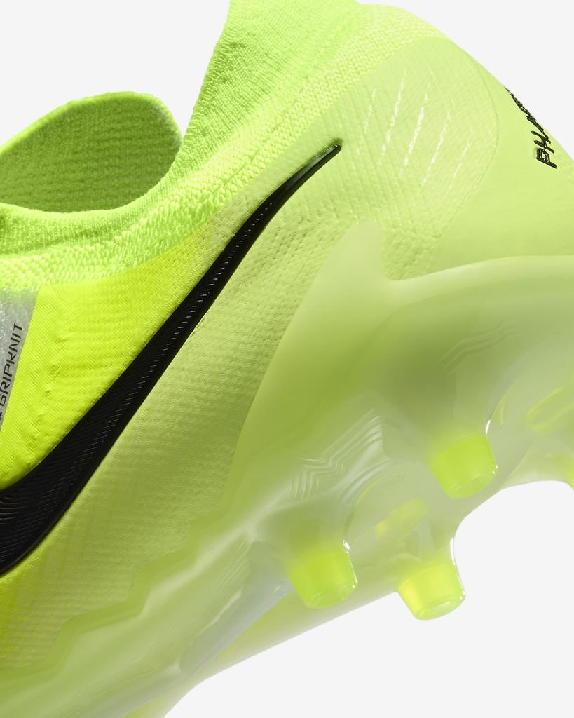 FJ2554-003 Nike Phantom GX 2 Elite Metallic Silver Volt Black (Men's)