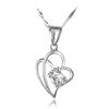 Fashion Heart-shaped Temperament, Women's Necklace Pendant, Silver-plated Jewelry