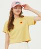 KODAK Фирменный Логотип Askin Футболка с коротким рукавом Женская Желтая