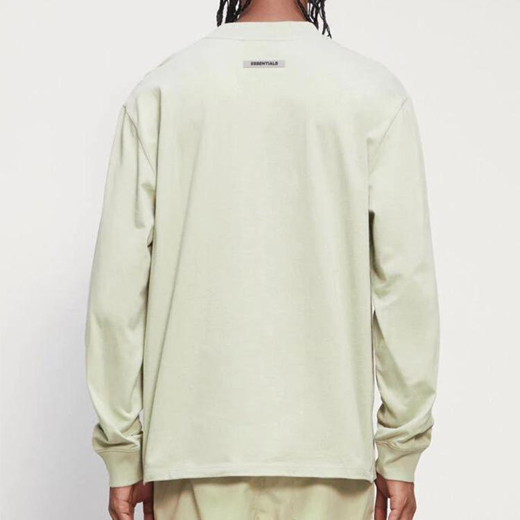 Fear Of God Essentials 3D Silicon Applique Boxy Long Sleeve T Shirt FOG-FW20-303