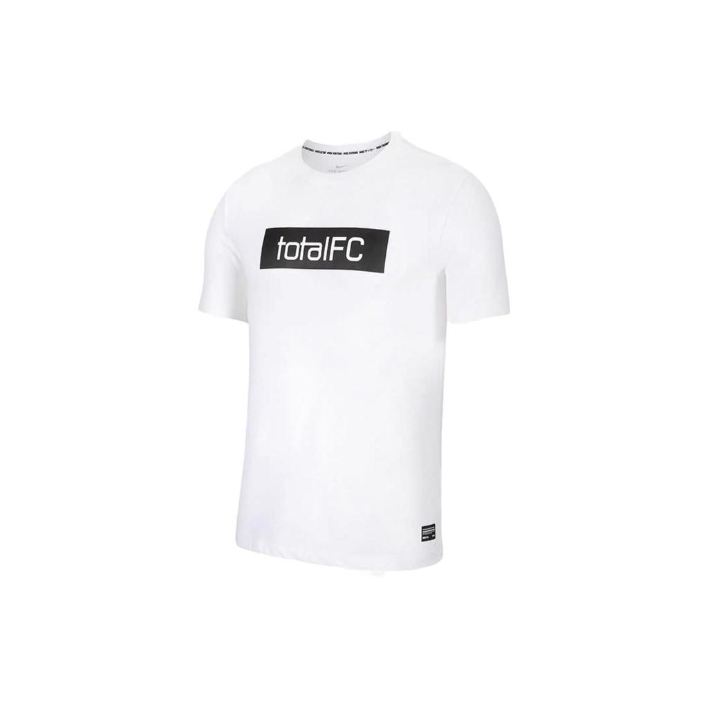 Nike T Shirts Men's White Crew Neck Moderate Straight Fit CD0168-100