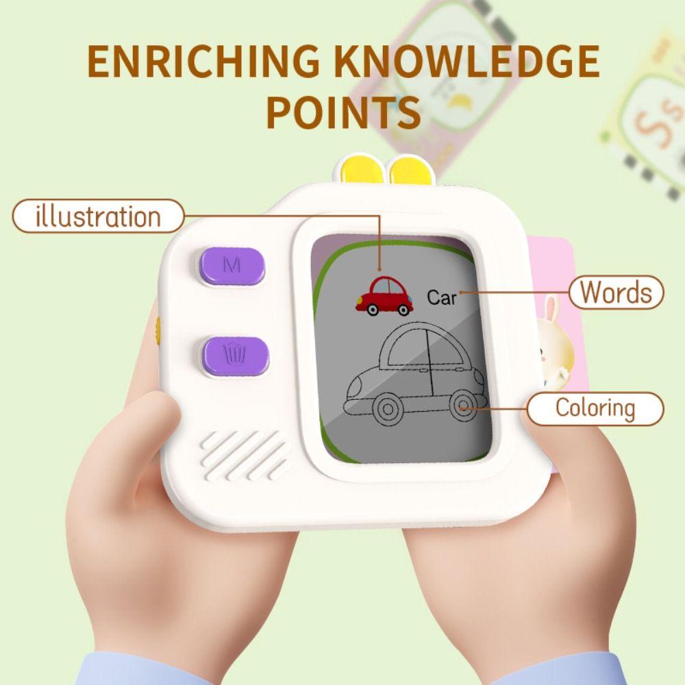 with Sound Early Education Machine Plastics Talking Flash Cards Education Toy Toddler Kids