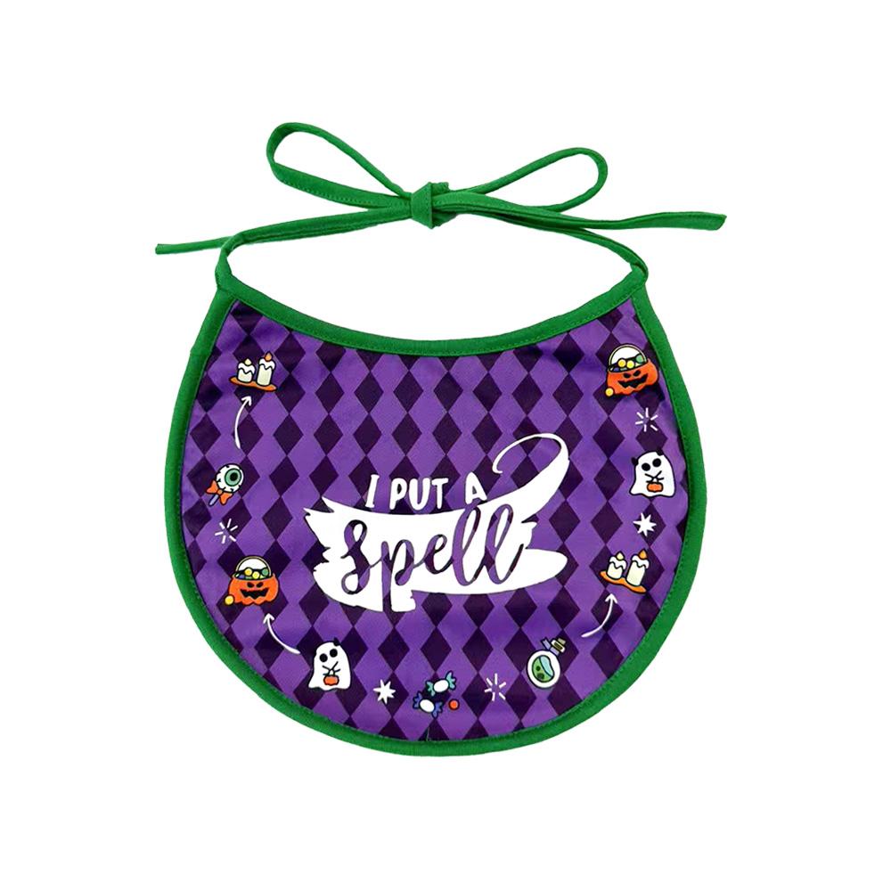 Halloween Pet Scarf Cats & Dogs Halloween Triangular Bib Various Styles, Golden Retriever Labrador Bulldog