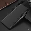 Высококачественный бизнес-чехол-книжка Smart Window View для Samsung Galaxy S26 Ultra S25 Edge S24 S23 Plus S22 FE S21 S20 с магнитной подставкой из кожи