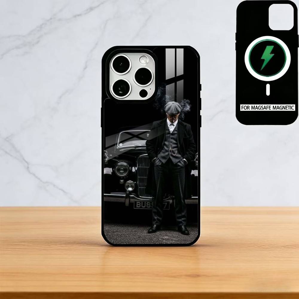 Чехол для телефона Movie P-Peaky B-Blinders для iPhone17,16,15,14,13,12,11 Plus,Pro Магнитный Для Magsafe Беспроводной зарядки