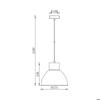 Suspension décorative - BRAYTRON - BV05-00042 - Métal noir - 1xE27 - 23W IP20