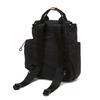Daks Black Solid Nylon Backpack Dbba4fg16bk