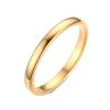 Popular Brand Tungsten Size Durable Ring, 14, Men's, Gold, 2mm, Simple,