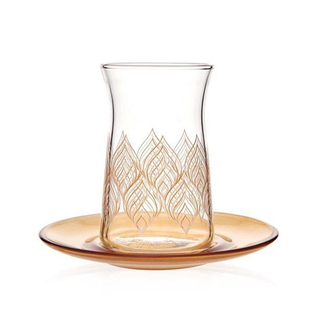 Чайный сервиз «Лавовый лист» из 12 предметов