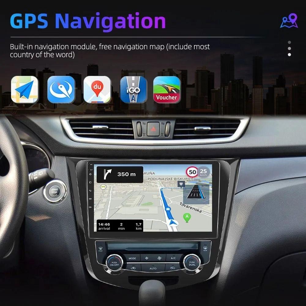 9" Car Radio 2+32GB For Mitsubishi Lancer 10 2007-2013 WIFI 2 DIN-Android Auto-Carplay-Gps