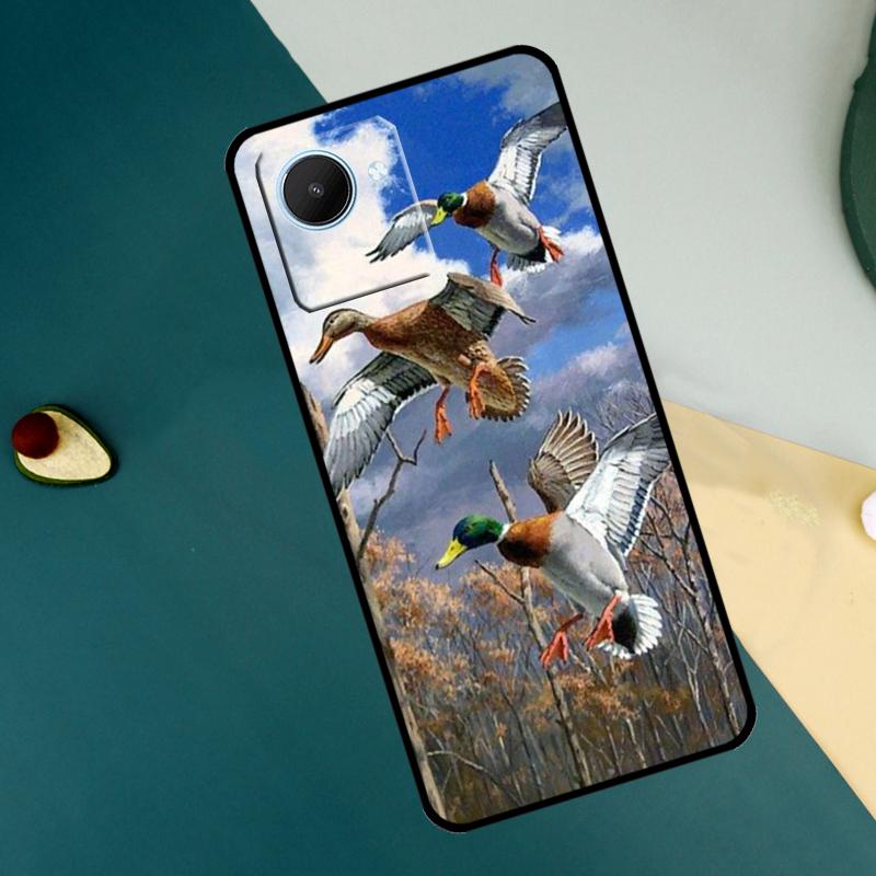 Cute Cartoon Duck For Realme C55 C71 C75 C67 C63 C51 C61 C53 C35 C65 11 12 13 14 15 Pro Plus GT6 GT7 Pro Case