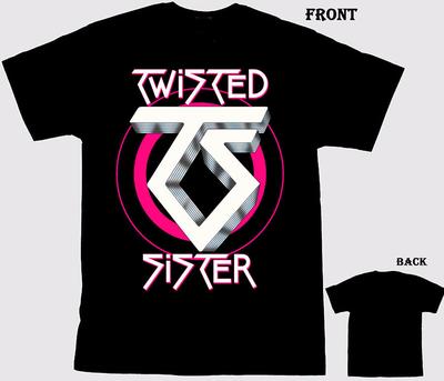 НОВАЯ Футболка с логотипом группы Twisted Sister Все размеры S-5XL Подарок Фанату Унисекс Футболка