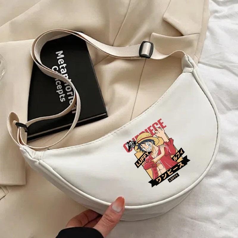 One Piece cartoon print nylon crossbody bag/commuter dumpling bag