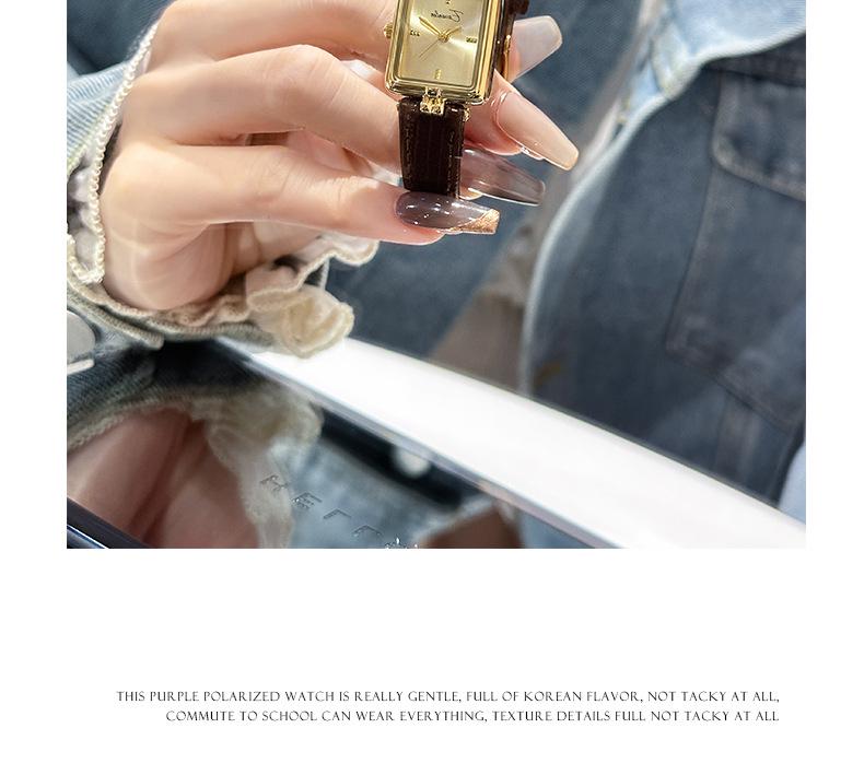 2025 Женские Ретро Роскошные Квадратные Кварцевые Часы