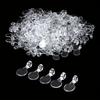 200pcs Plastic Flat Pad Pendants Transparent Acrylic Transparent Cabochon Pendants  Home