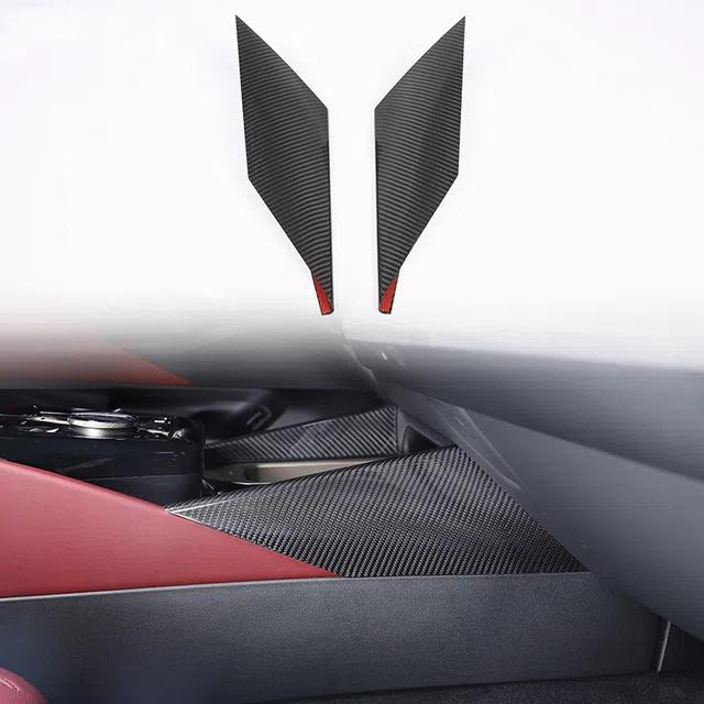 For BMW 5 Series G60 2024-2025 real carbon fiber Interior Dashboard Center Console Panel Trim Car accessories