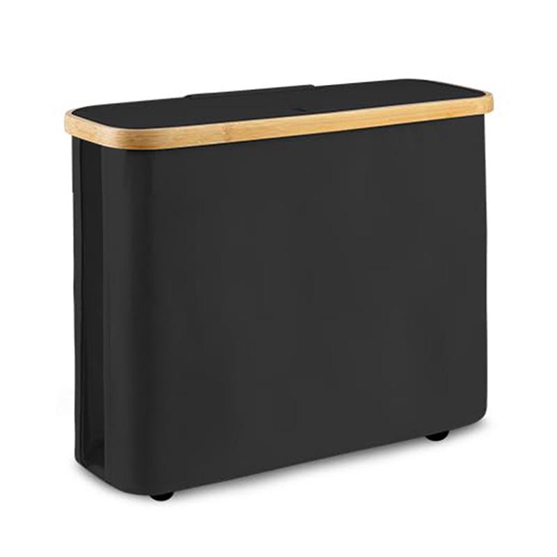 Bathroom Organizer Basket Capacity Toilet Paper Storage Basket With Lid Breathable Design Easy To For Dispenser For Bathroom