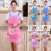 Kitchen Apron Cartoon Bear Polyester Sleeveless Apron Waterproof Oil-Resistant Kitchen Helper