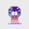 LINE FRIENDS Акриловая подставка BT21 RJ BABY K Edition 2