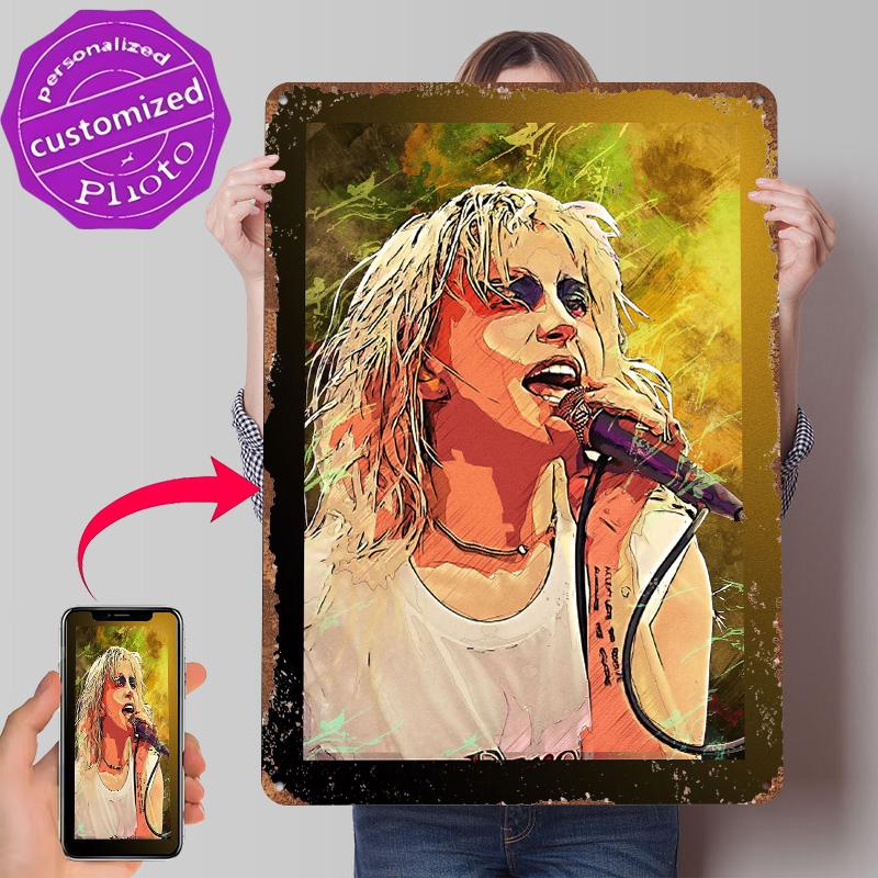 HAYLEY WILLIAMS Poster Customized Vintage Metal Signs Wall Art Retro Tin Plaque for Bedroom Decoration Gaming Bar Accessories
