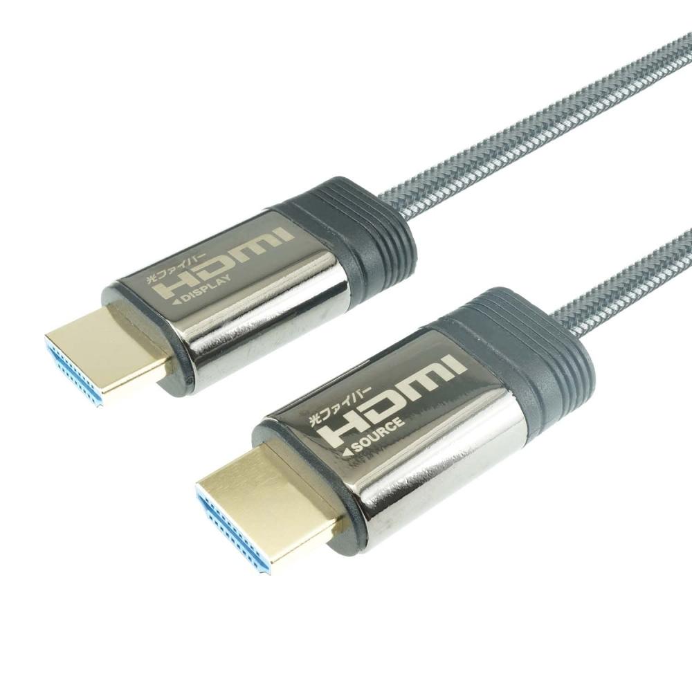 Horlick оптоволоконный HDMI-кабель 15 м сетчатый серый HH150-602GY
