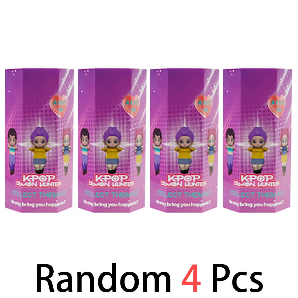 Версия Q K-pop Охотники на демонов коробка Фигурка Игрушка Derpys Tiger Rumi Mira Zoey Sussy Фигурка Кукла Фанаты Рождество день рождения Подарок