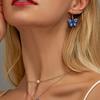 Stylish Butterfly Earrings Elegant Alloy Accessories