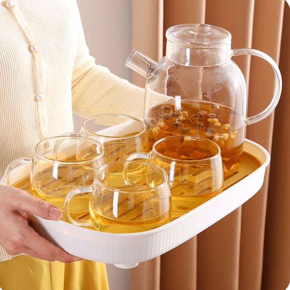 Кухонный органайзер Поддон для слива чашек Двухслойная тарелка Поднос для чая Стойки для слива воды Овощной