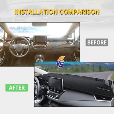 Для Toyota Corolla 2022 2023 E210 чехол на приборную панель автомобиля, избегайте легких ковриков, солнцезащитных козырьков, анти-УФ