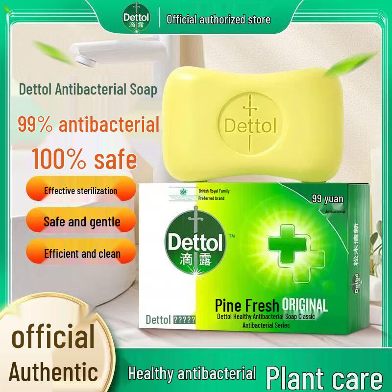 Dettol Pine Fresh Bar Soap, 6 x 105g