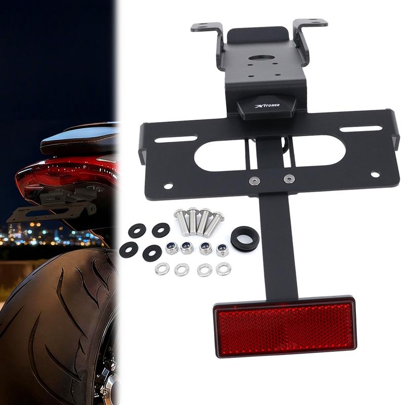 For Triumph Rocket 3 R / GT -2025 Rocket 3 Storm R/GT Motorcycle Rear Tail Tidy Fender Eliminator Kit License Plate Holder
