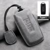 Car Key Case Cover for VW Volkswagen Touareg 2019 2020 2021 2022 2023 2024 2025 2026 Leather Car Key Protection Shell
