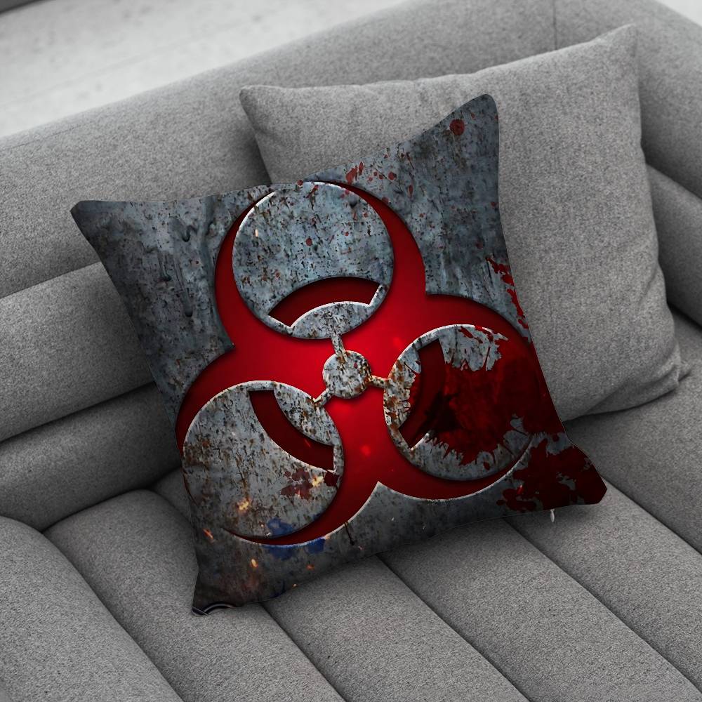 Umbrella Corporation Biohazard Ядерные креативные наволочки для декора интерьера офиса гостиной дома