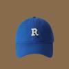 Retro Letter Baseball Hat Letter R Sun Hat Retro Embroidery Baseball Cap  Men