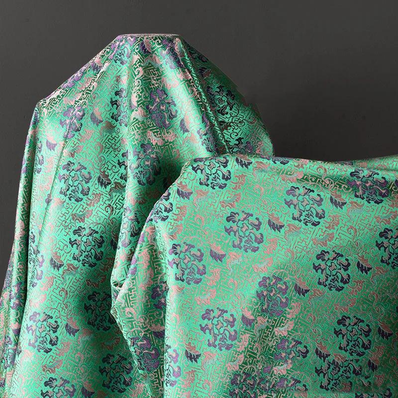 Жаккардовая парчовая ткань 100x145 см китайский стиль чонсам ханьфу платье сценическая одежда сумка атласная ткань материал для шитья своими руками