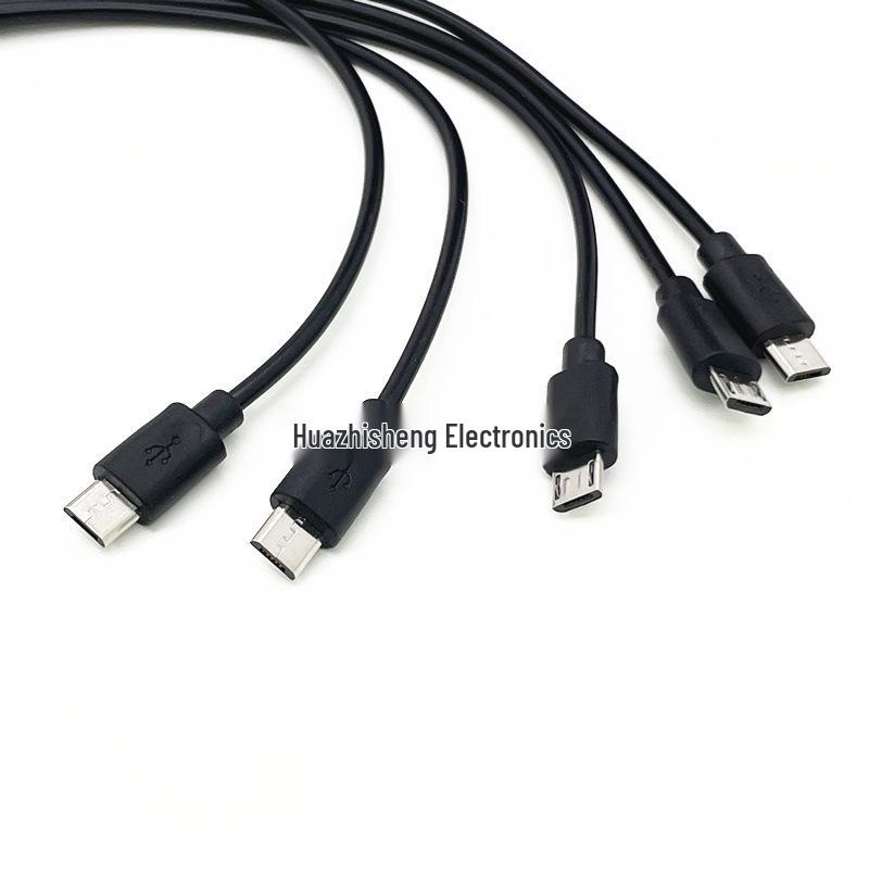Универсальный USB-кабель для зарядки 5-в-1 - 20 см Micro-кабель для передачи данных для портативных аккумуляторов и моделей самолетов