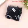 50Pcs Hair Net Black Elastic Bundle Hair Invisible Hairnet Mesh Bun Hair Net