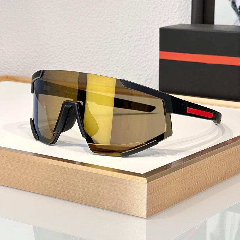 Женские модные ветрозащитные спортивные солнцезащитные очки с большой оправой - унисекс, мода 04W