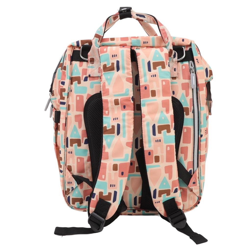 Baby Diaper Changing Bag Portable Crib Backpack Multifunctional Folding 20L Large Capacity for