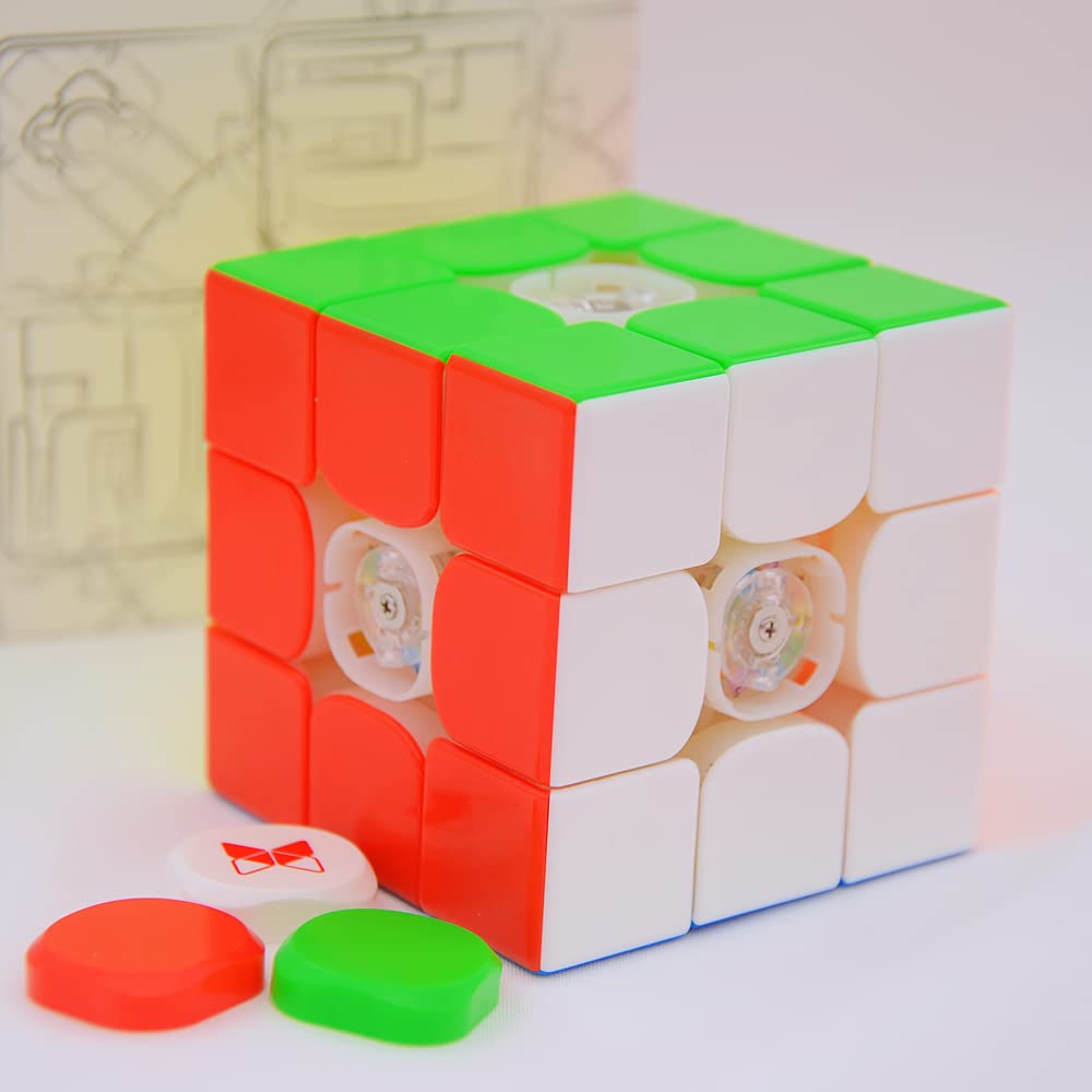 Bucubke QY Tornado V3 M 3x3 Магнитный магический куб-головоломка без наклеек Магический куб Tornado V3 M 3x3x3 Магнитный магический куб Магнитная скоростная игрушка (2022