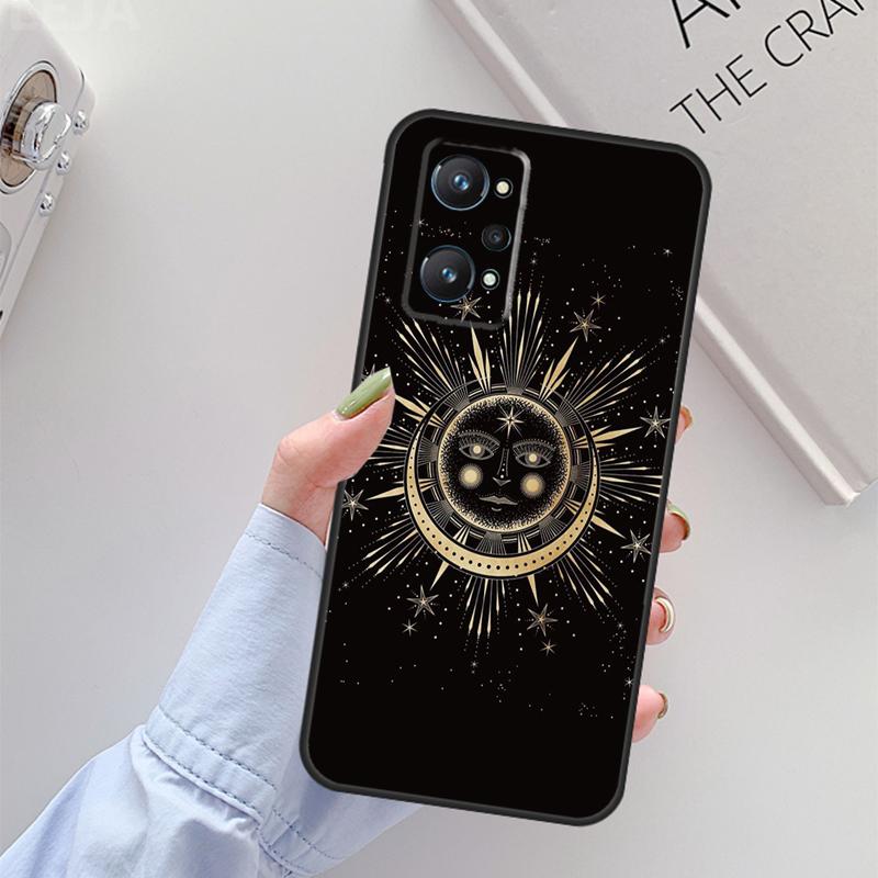 Полумесяц Солнце Для Realme C61 C75 C55 C51 C21Y C25S C67 C53 13 12 10 11 14 Pro Plus GT 6T 6 5 GT7 Pro Чехол