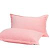 Fleece-Lined Milk Velvet Single Pillowcase, Solid Color, 48x74 Cm