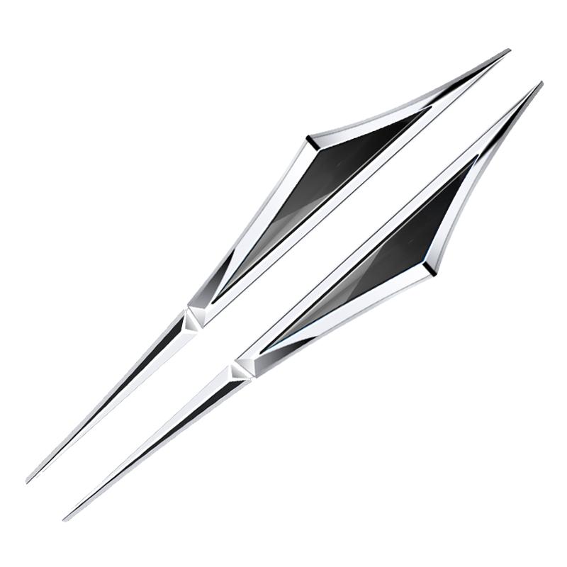 BXK3 2pcs 3d alloy car stickers car accsesories accessory for Honda mugen power Accord Civic vezel Crv City Jazz Hrv