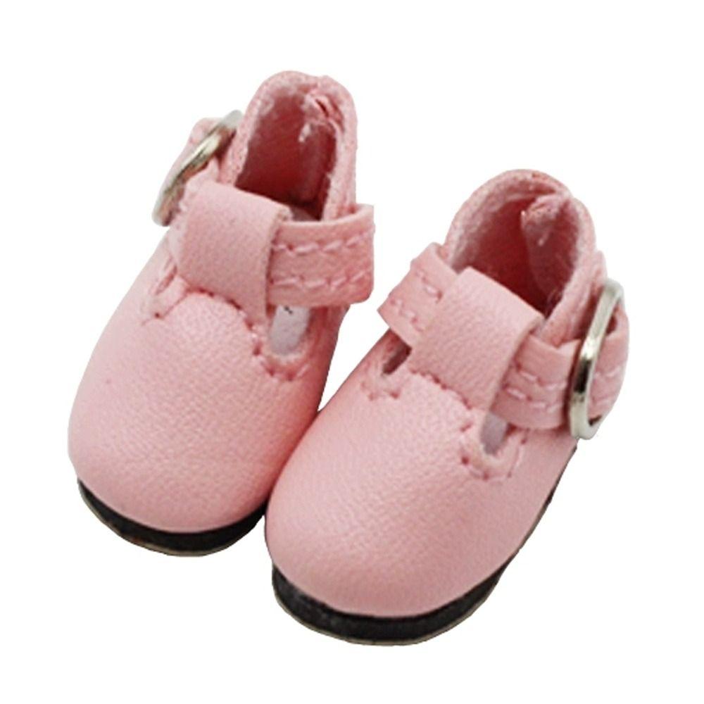 2.8cm * 1.2cm Doll Princess Shoes PU Leather Doll Sandals Lovely Mini Doll Boots  Doll Accessories